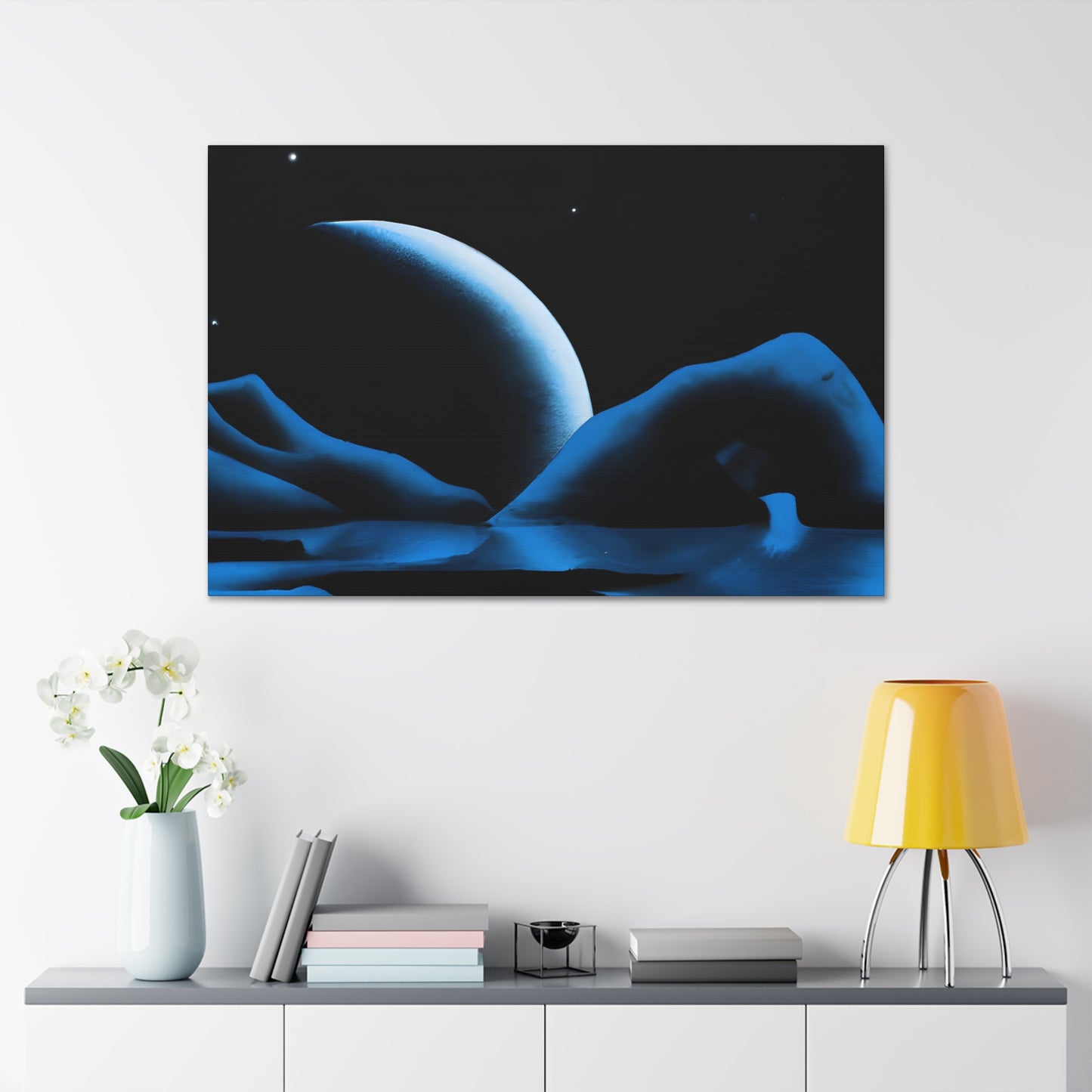 Galactic Star Dragon - Digital Art Canvas