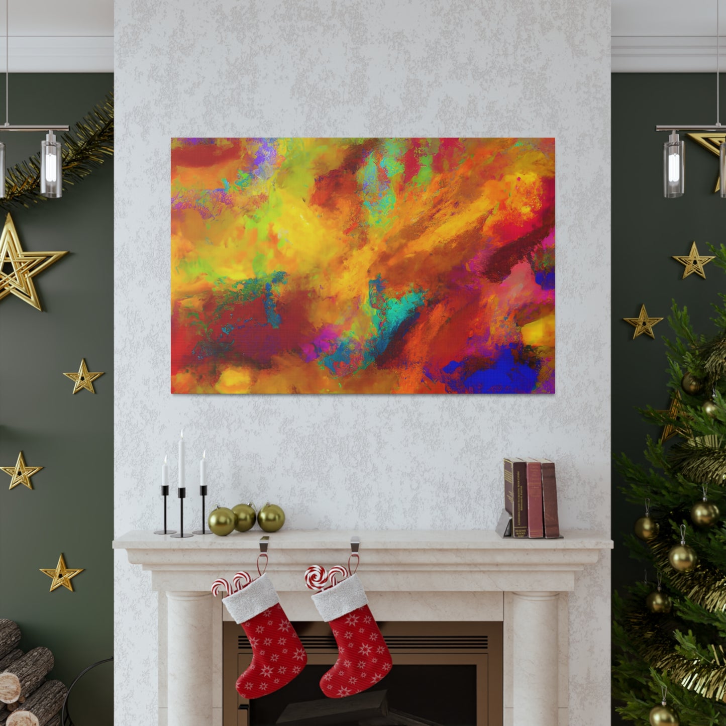 Noora the Abstractor - Digital Art Canvas