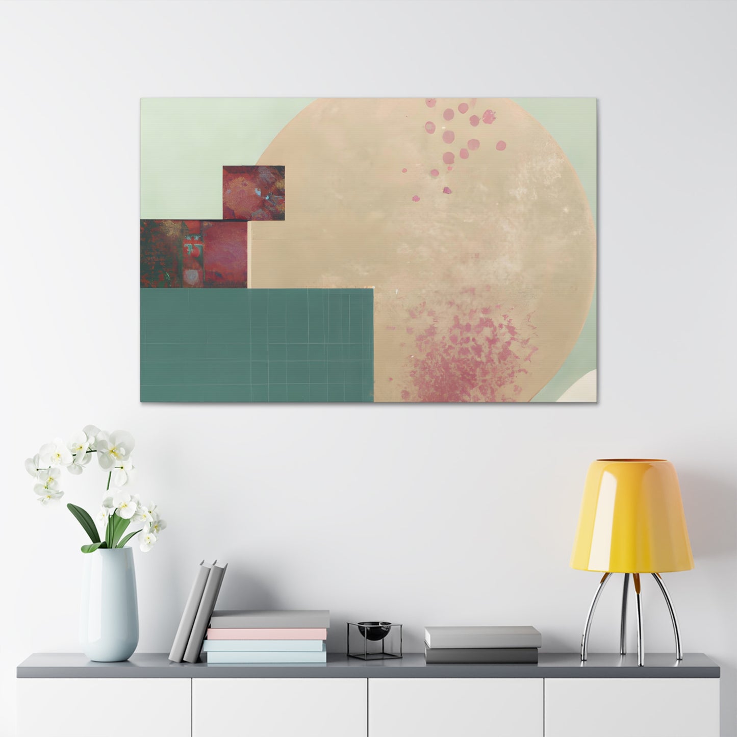 Magical Serene Journey - Digital Art Canvas