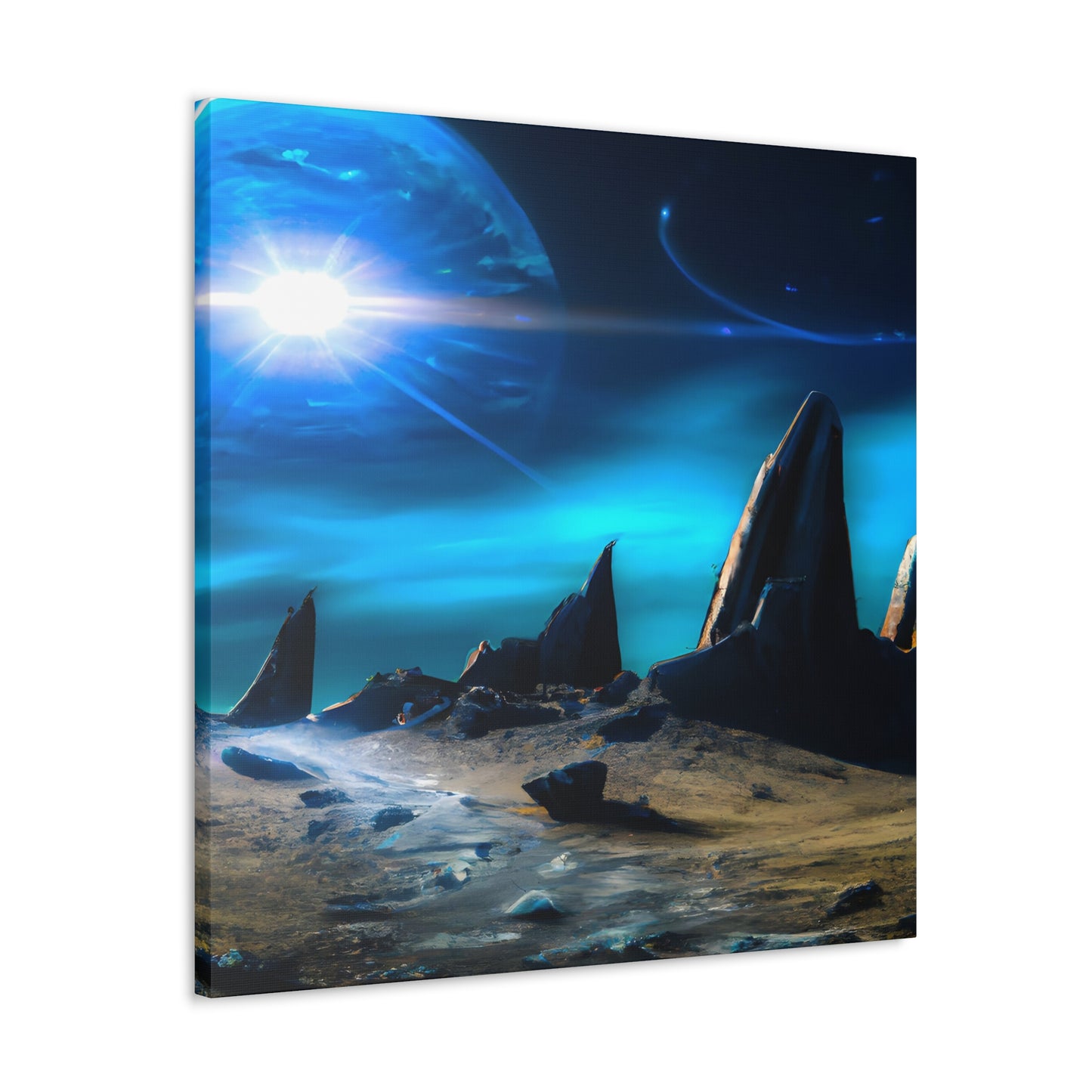 Galaxian Starbeast - Digital Art Canvas