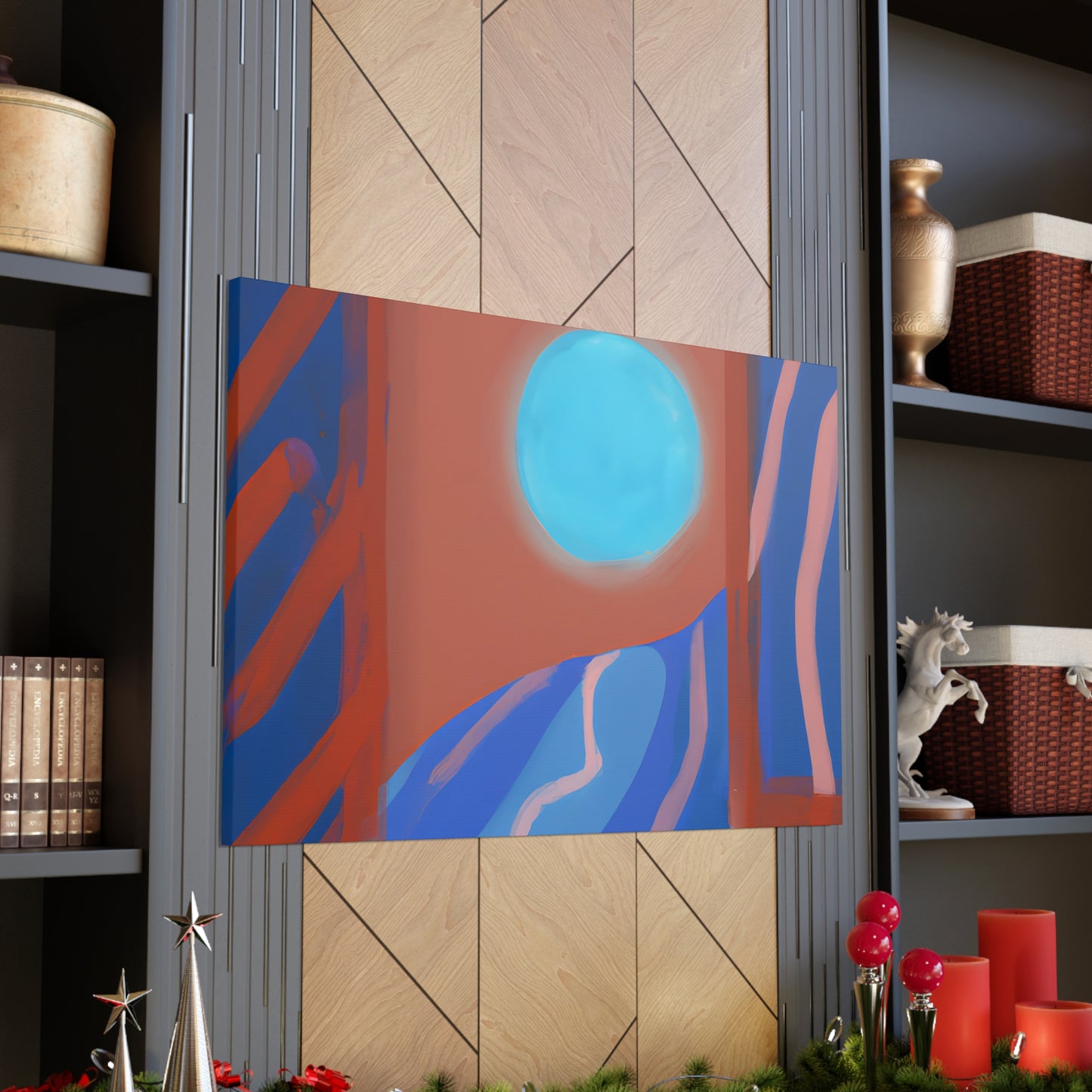 Tranquil Mystic Odyssey - Digital Art Canvas