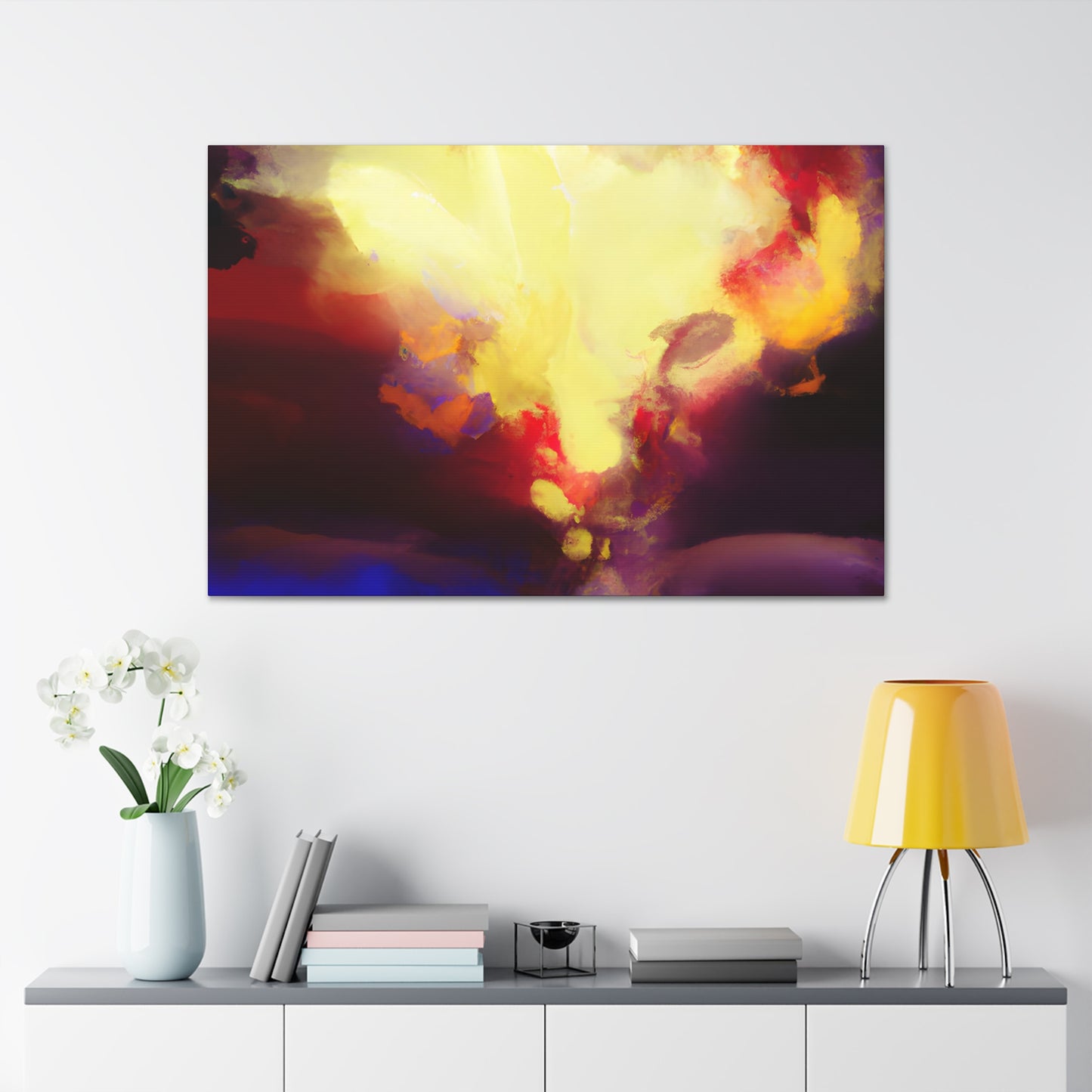Hilda the Abstractor - Digital Art Canvas
