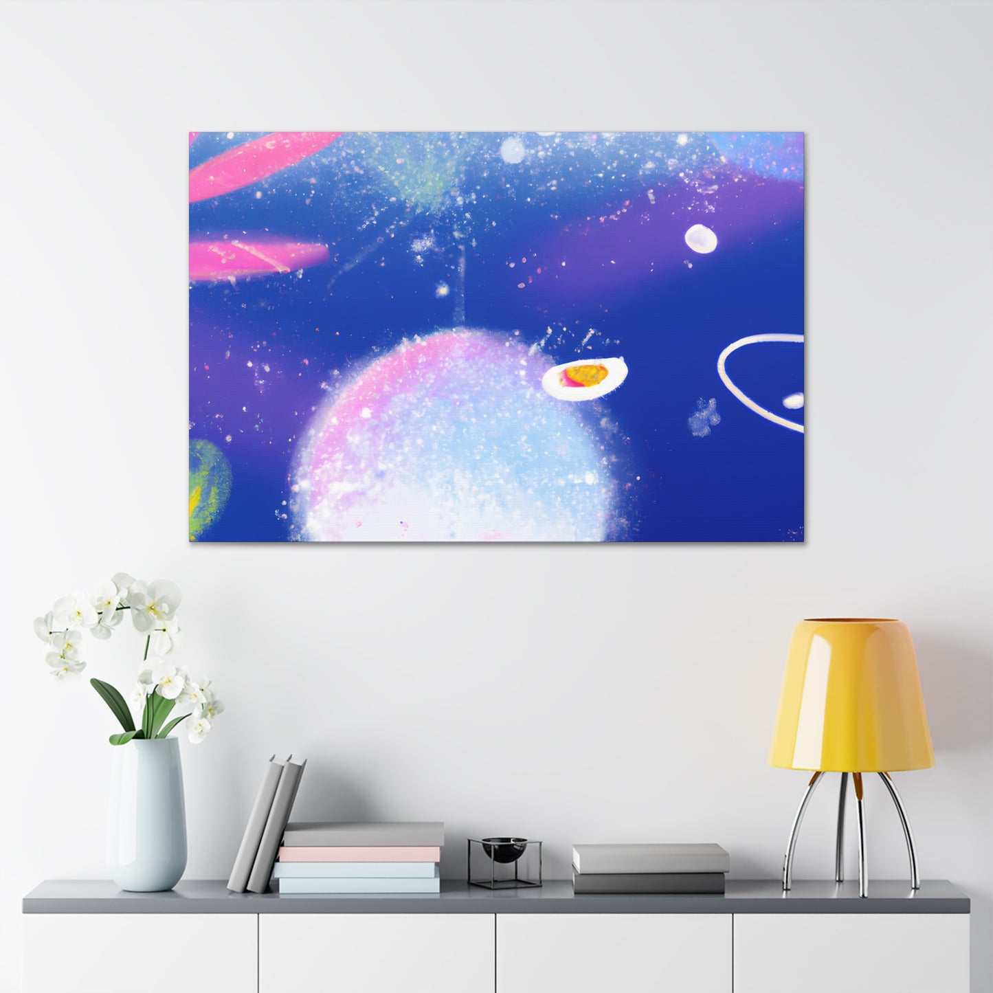 Selby the Super Smart Snail - Digital Art Canvas