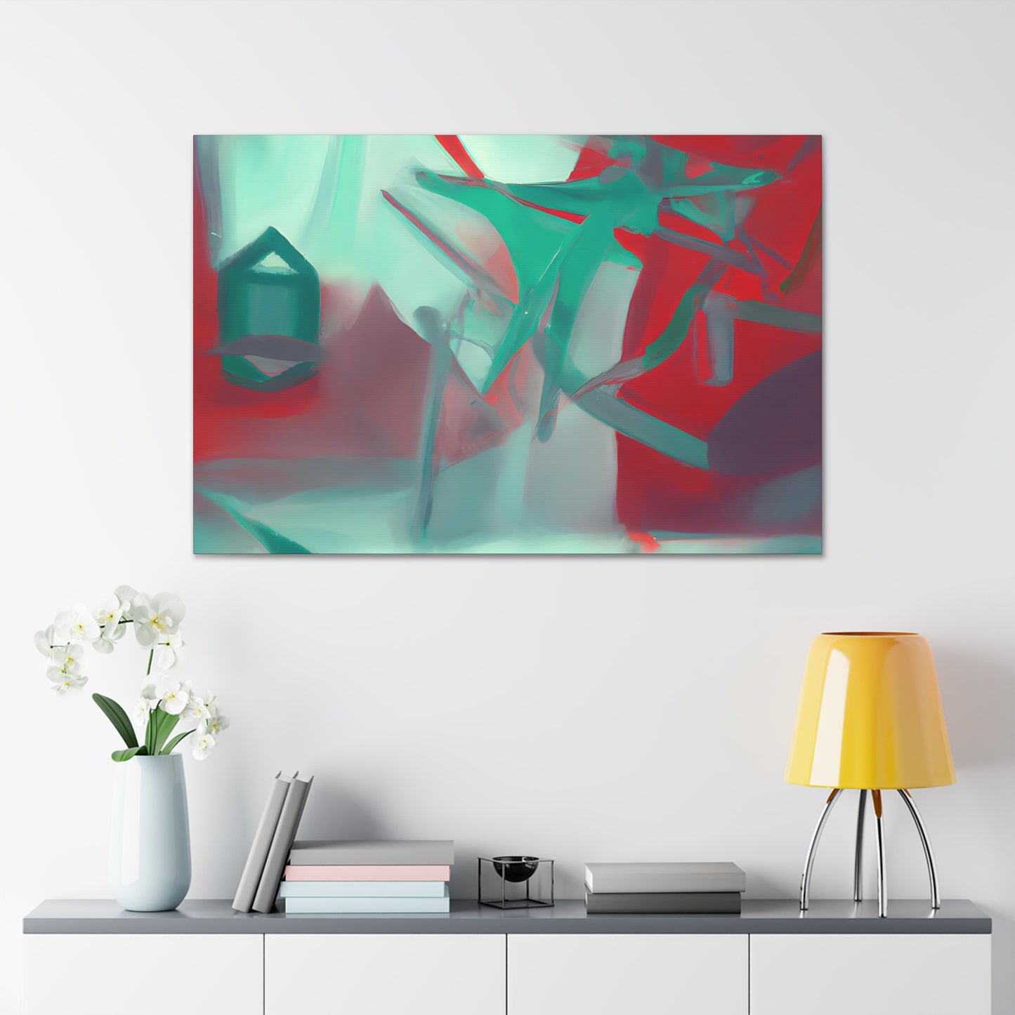 Enchanting Serenity Journey - Digital Art Canvas