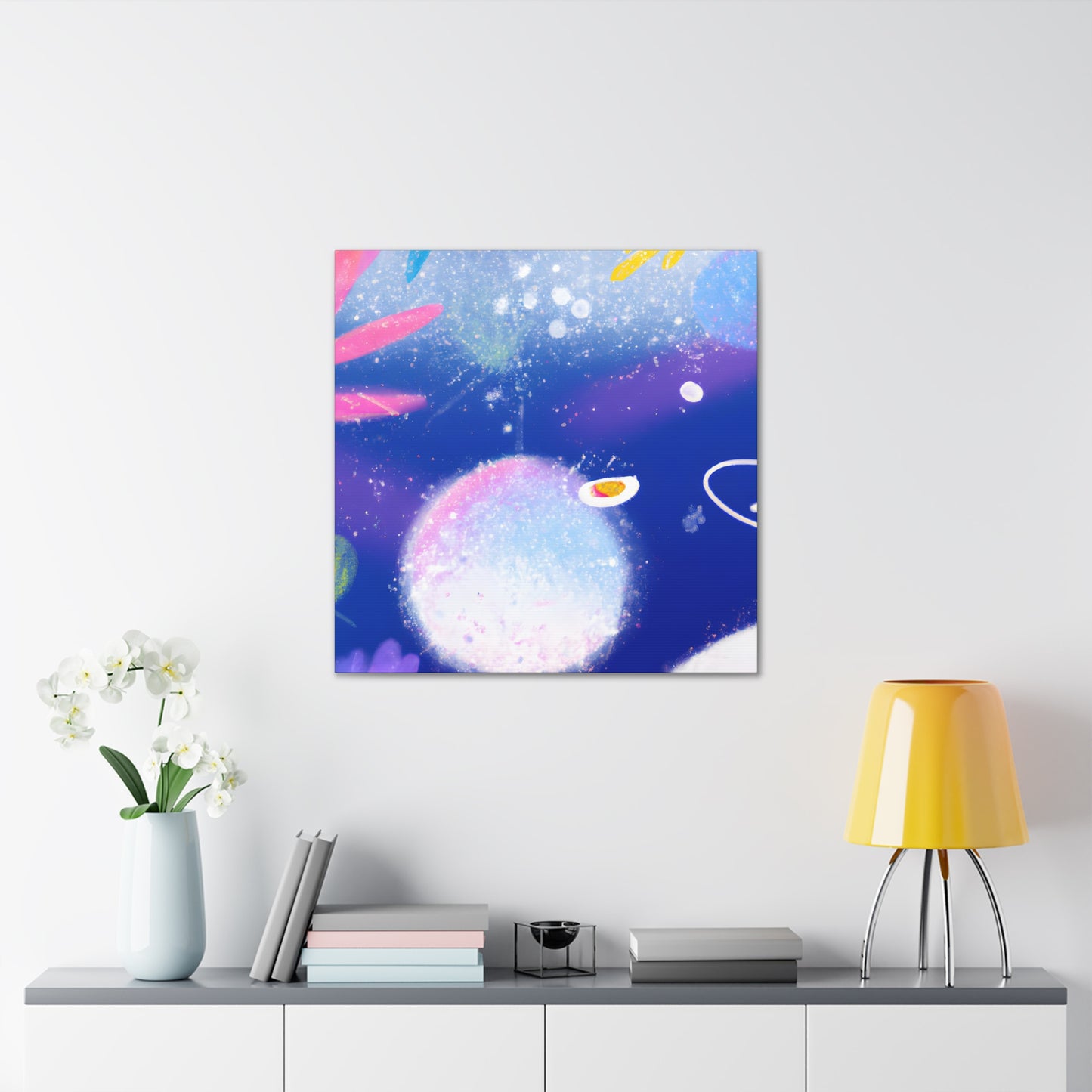 Selby the Super Smart Snail - Digital Art Canvas