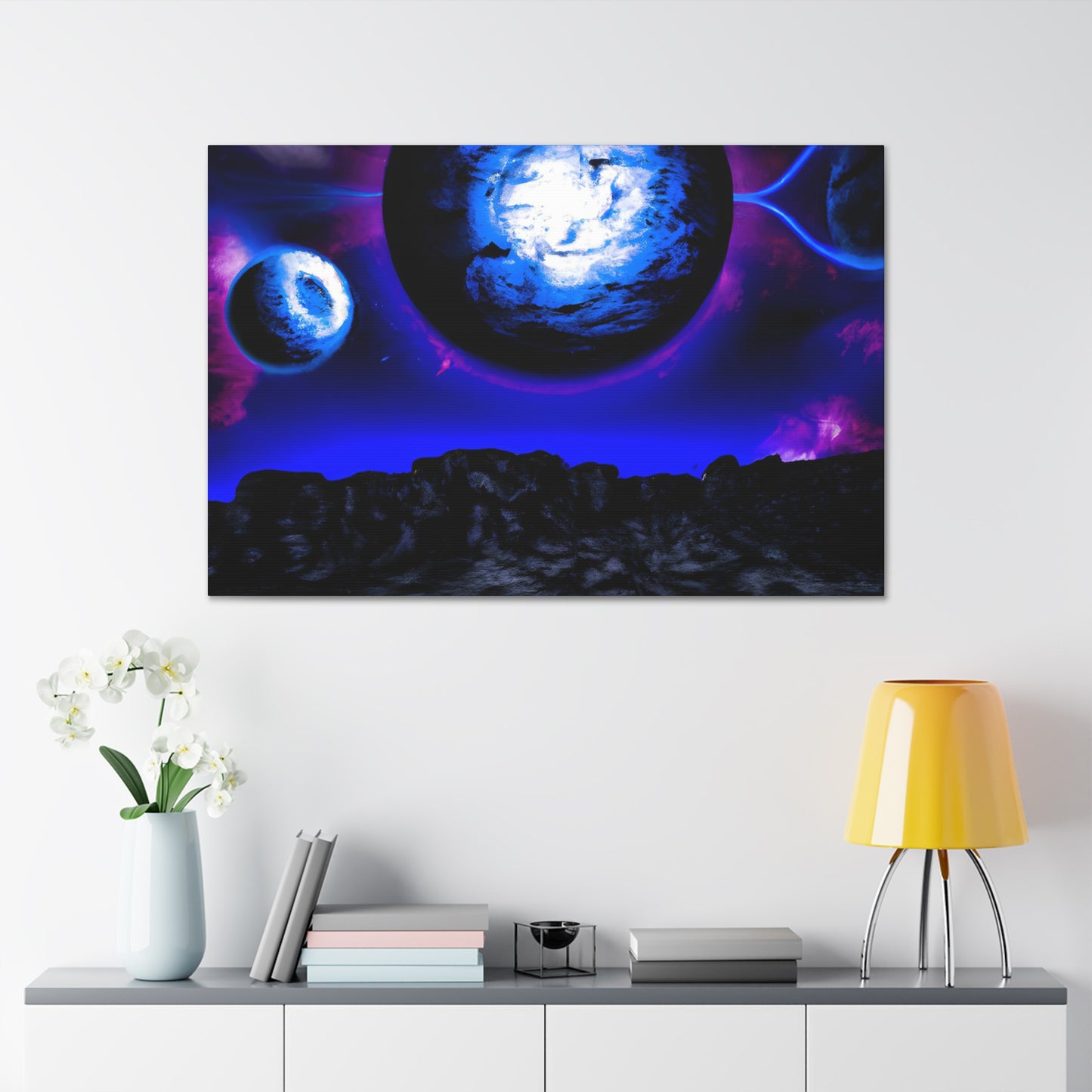 Cosmic Phoenix. - Digital Art Canvas