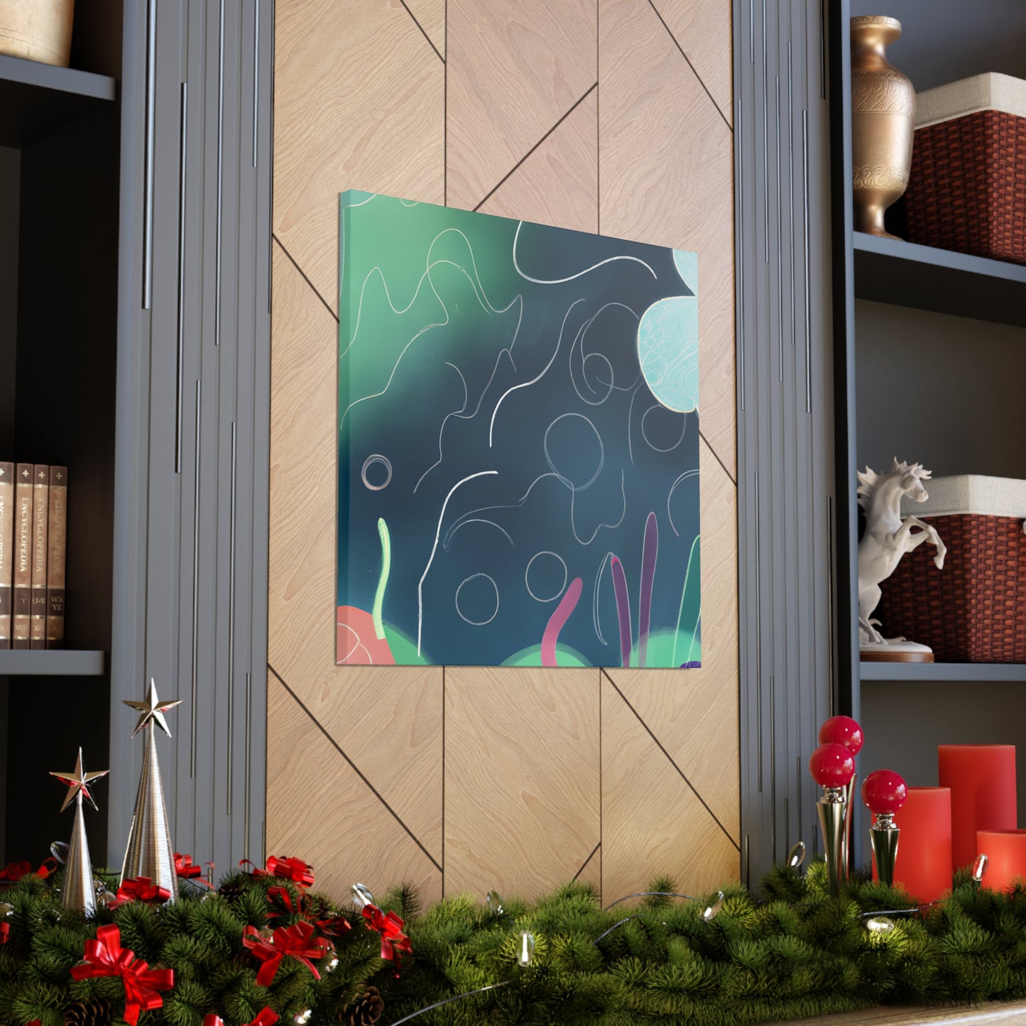 Felix the Fabulous Firefighter - Digital Art Canvas