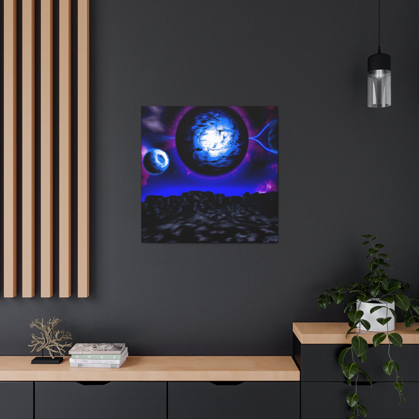 Cosmic Phoenix. - Digital Art Canvas