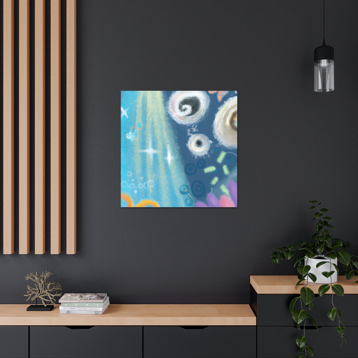 Lulu the Lost Lamb - Digital Art Canvas