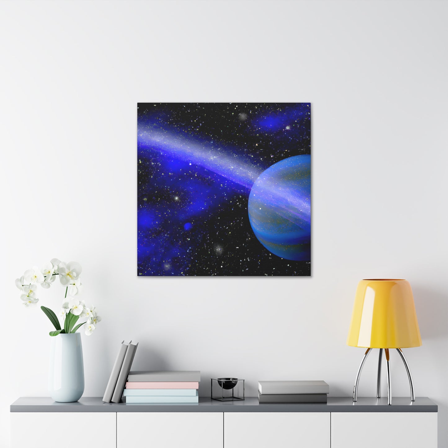 Cosmic Coloogah - Digital Art Canvas