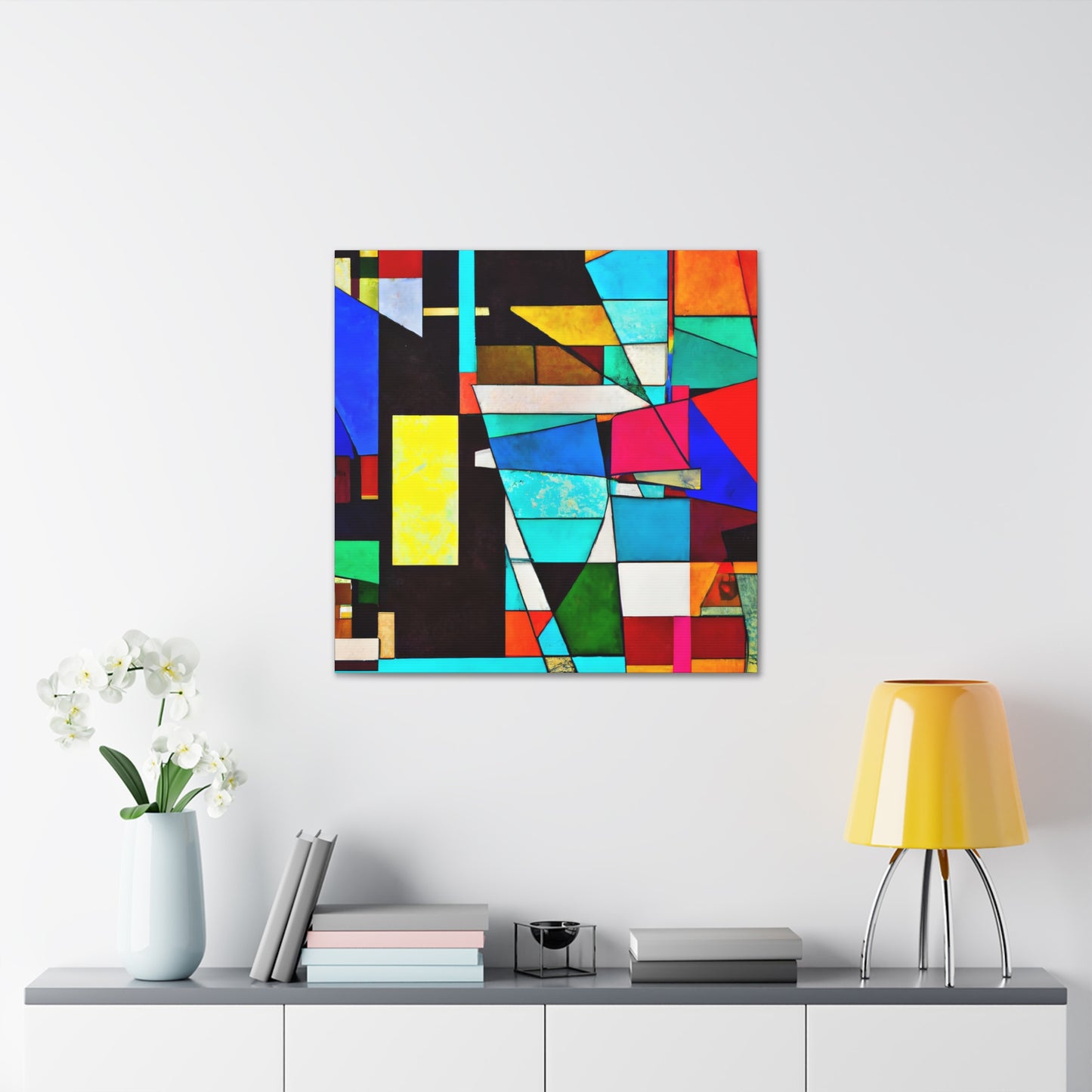 Starry Garden - Digital Art Canvas
