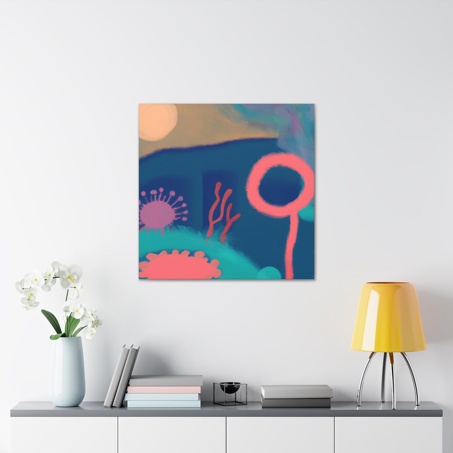 Poppy the Plant Protector - Digital Art Canvas