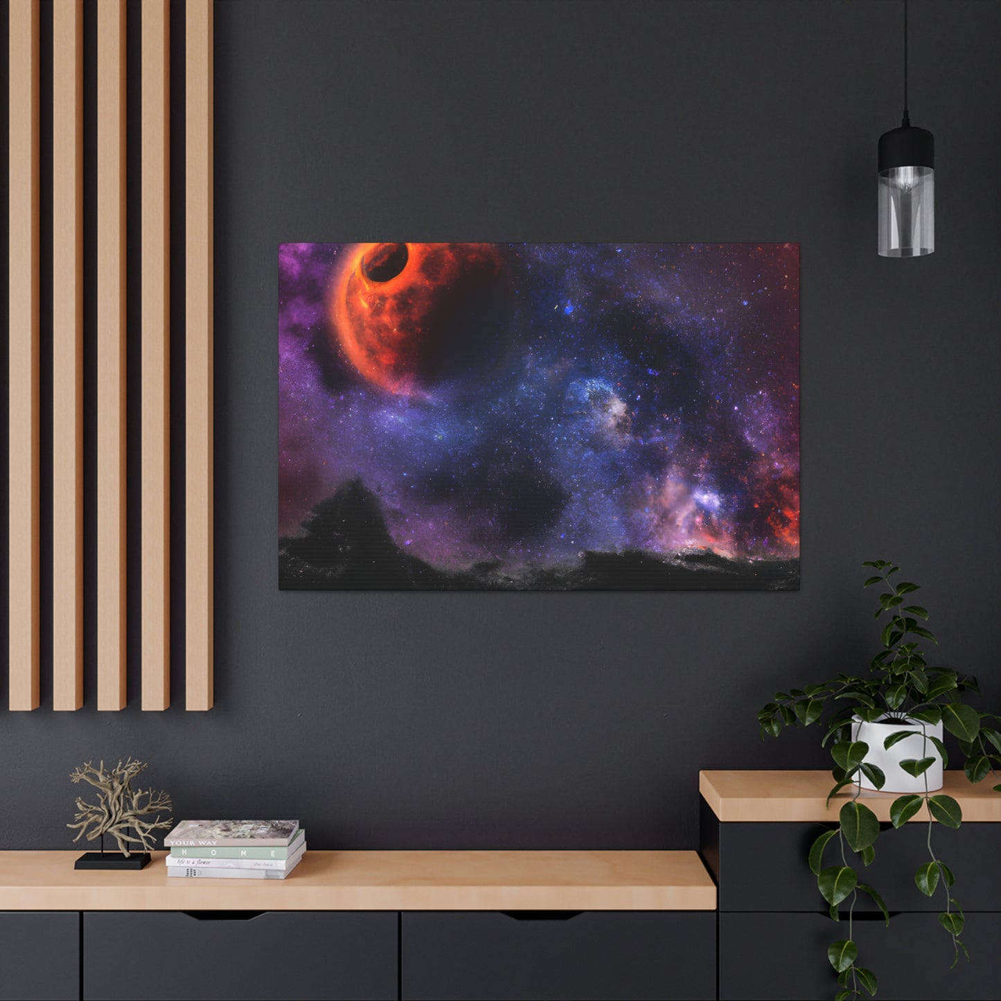 Cosmic Constellator - Digital Art Canvas