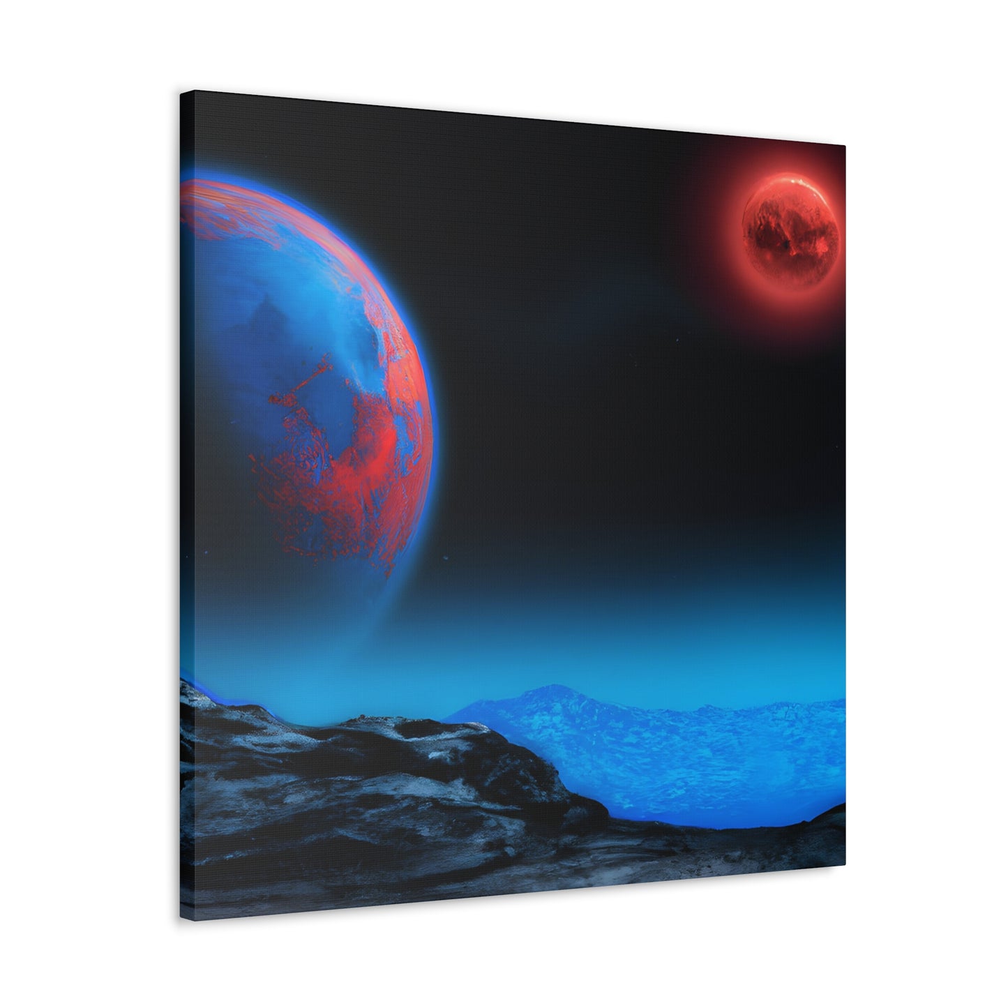 Space Spinner - Digital Art Canvas