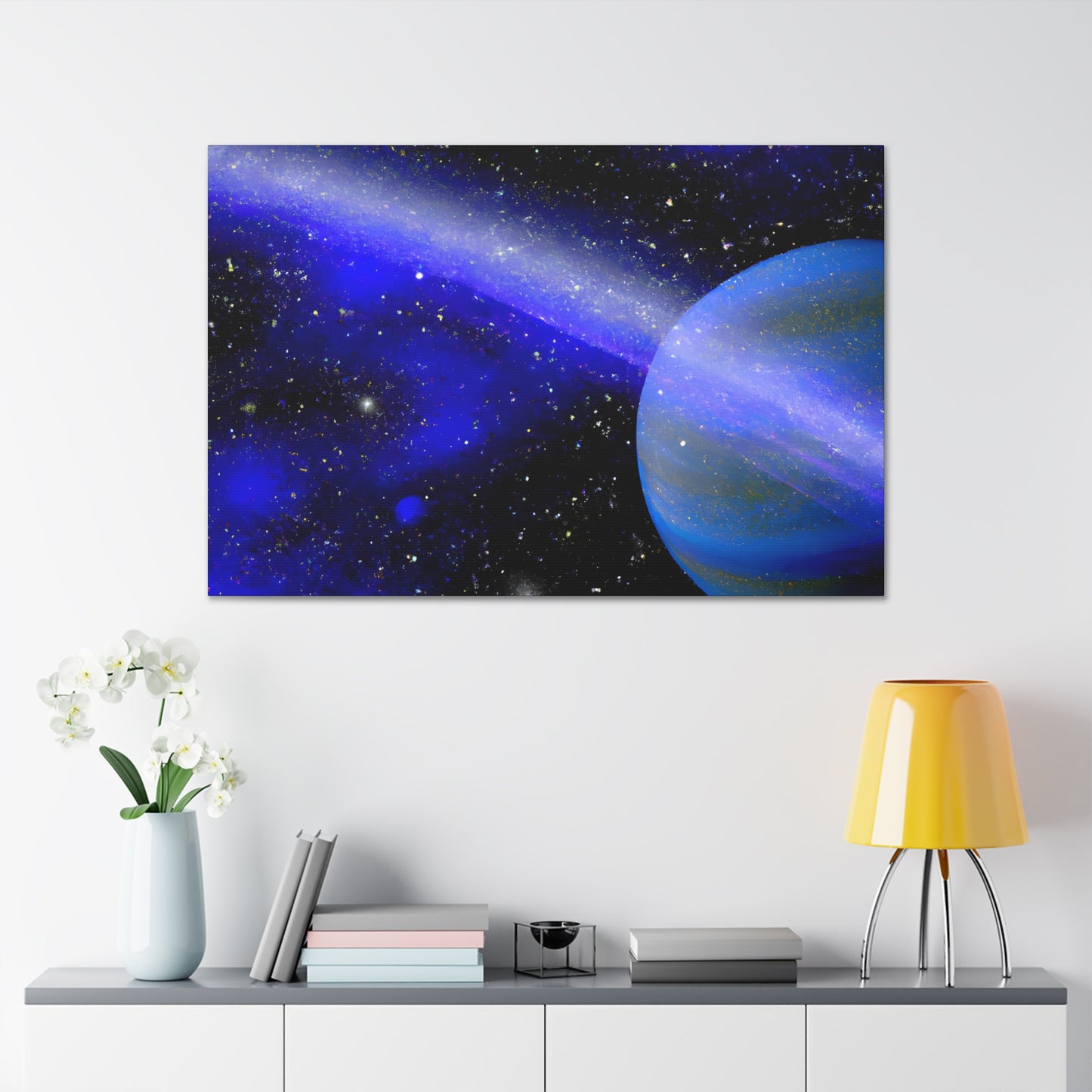 Cosmic Coloogah - Digital Art Canvas