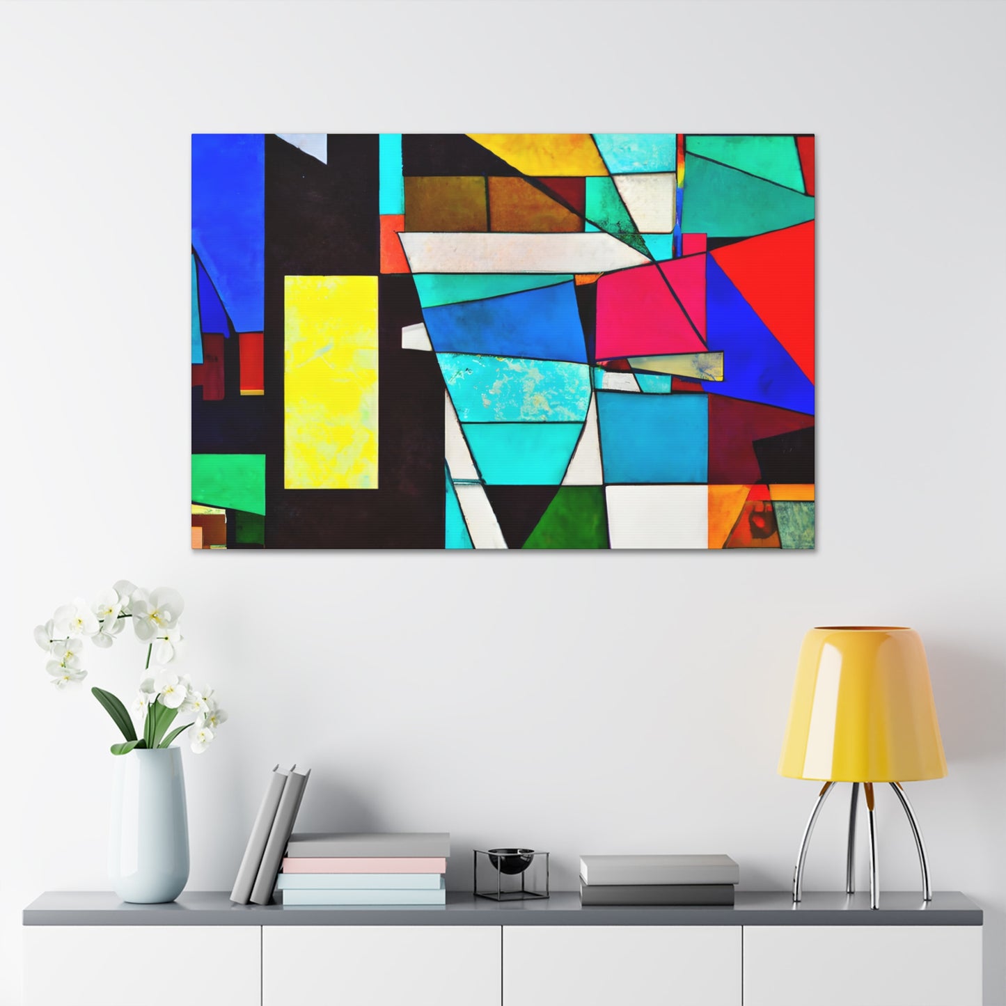 Starry Garden - Digital Art Canvas
