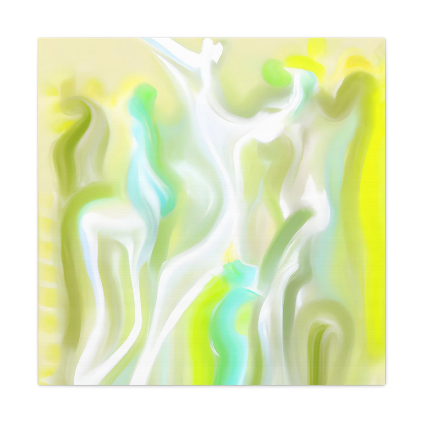 Serene Mystic Bliss - Digital Art Canvas