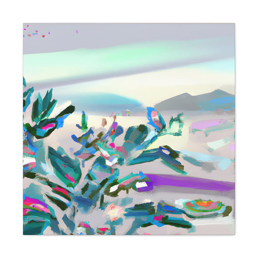 Mystical Tranquility Journey. - Digital Art Canvas