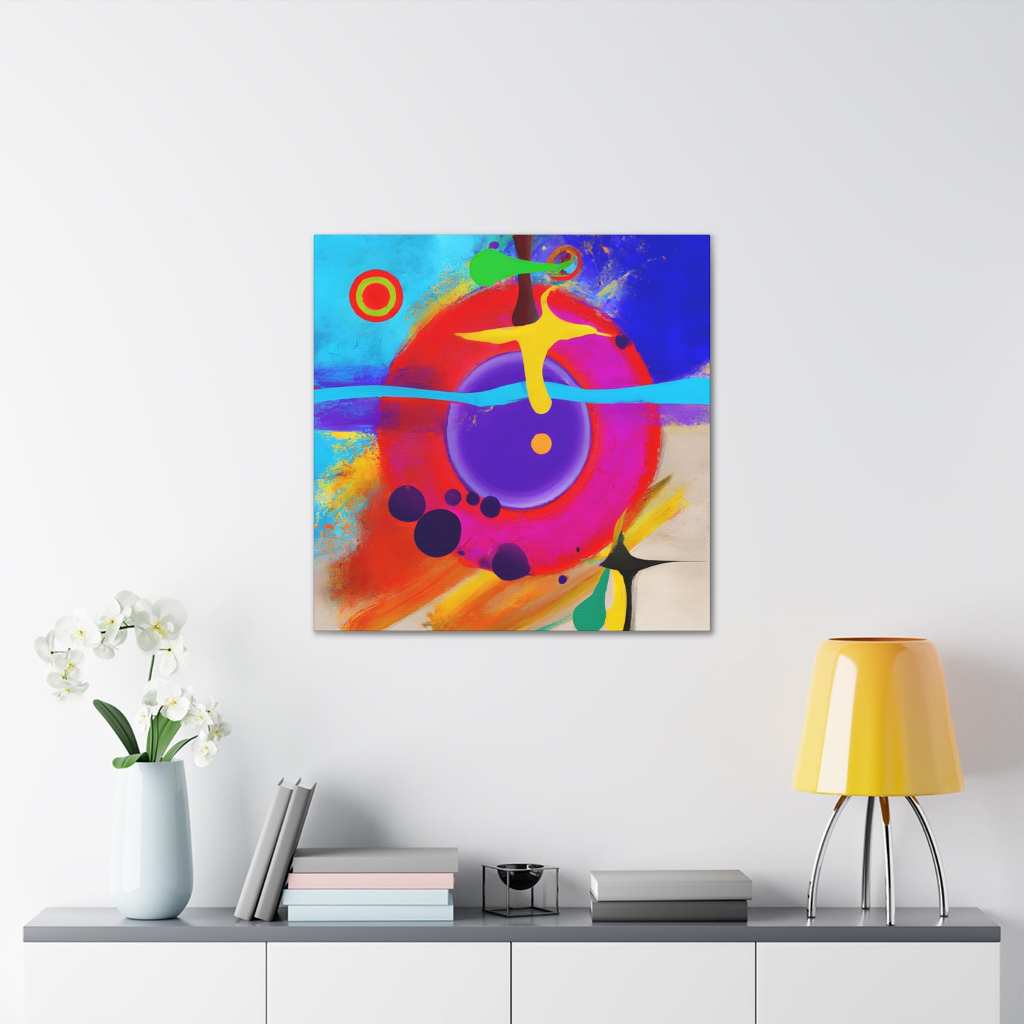 Aura of Serenity - Digital Art Canvas