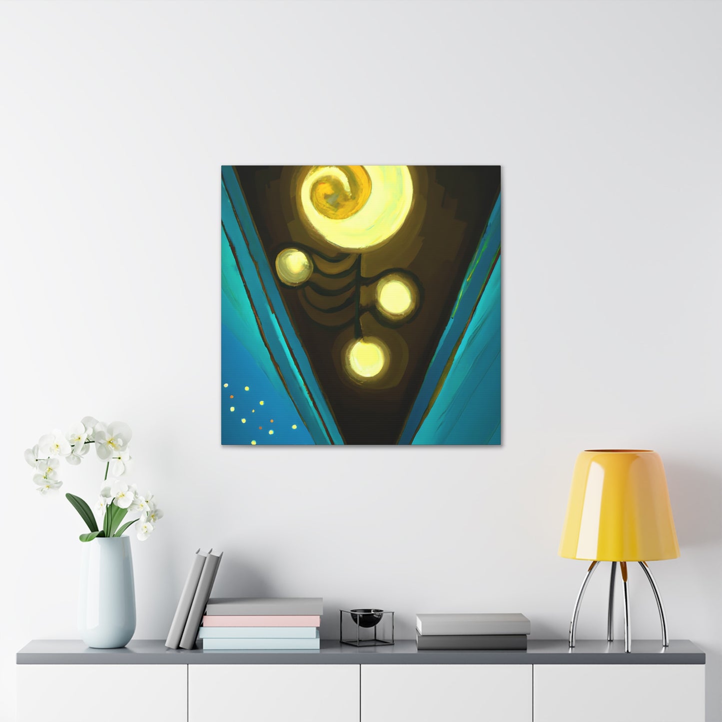 Healing Auras: A Mystical Journey of Tranquility. - Digital Art Canvas