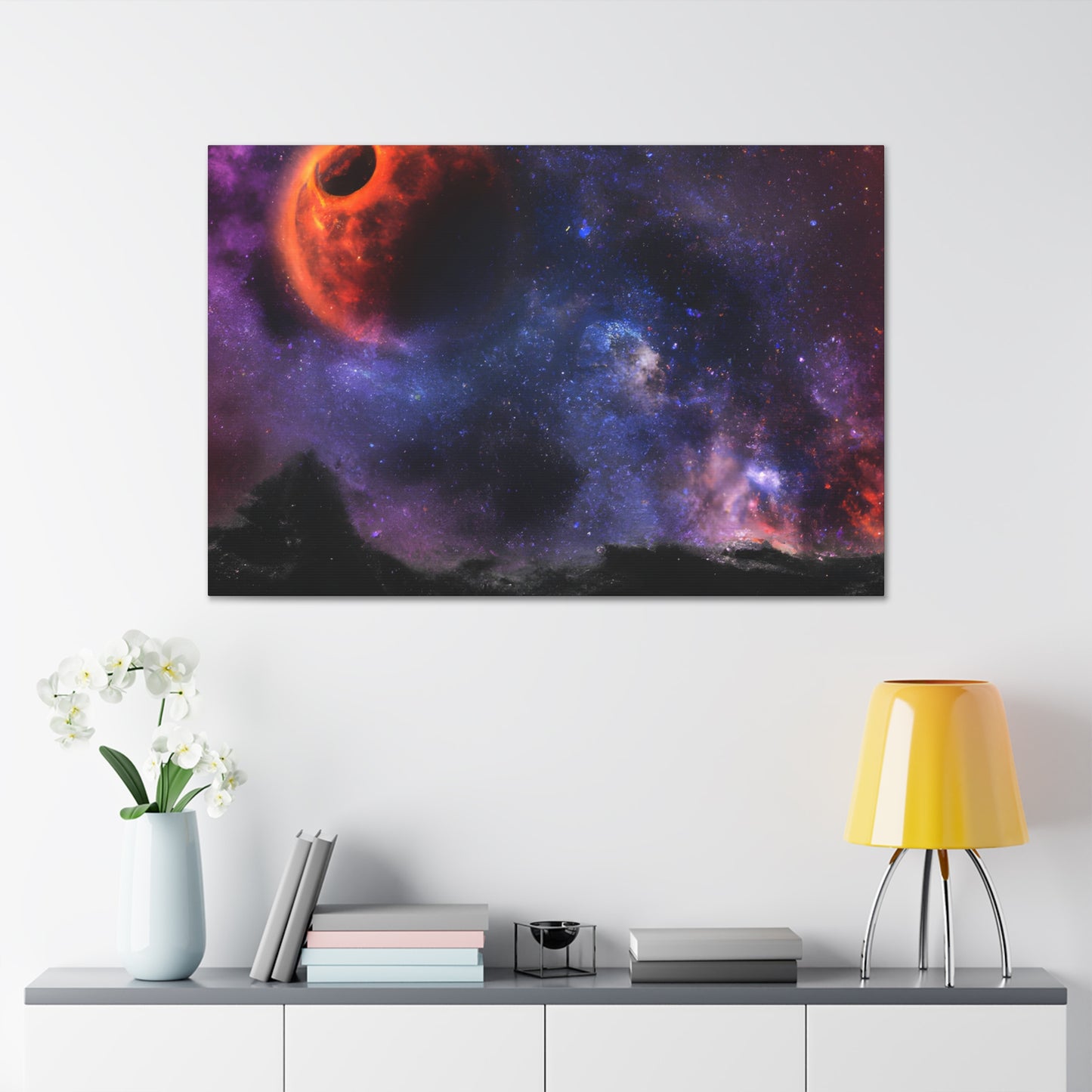 Cosmic Constellator - Digital Art Canvas