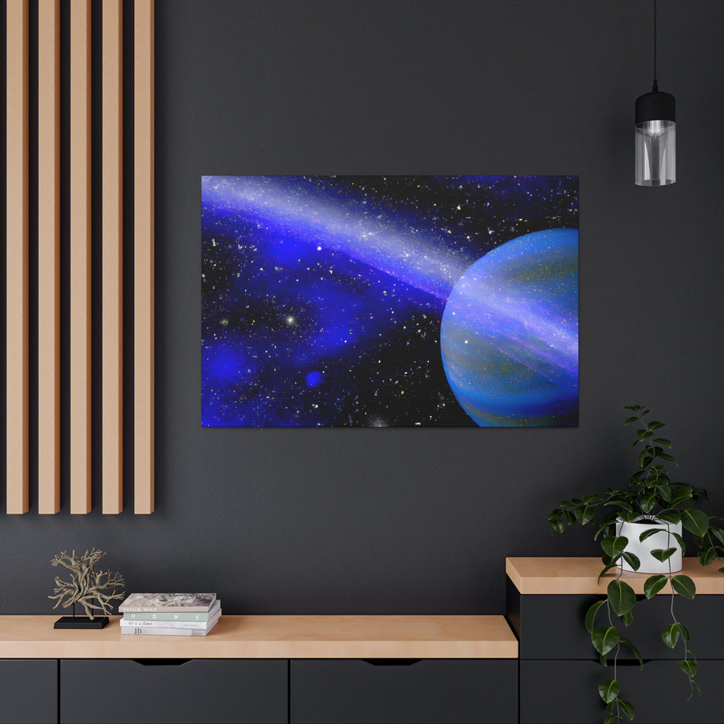 Cosmic Coloogah - Digital Art Canvas