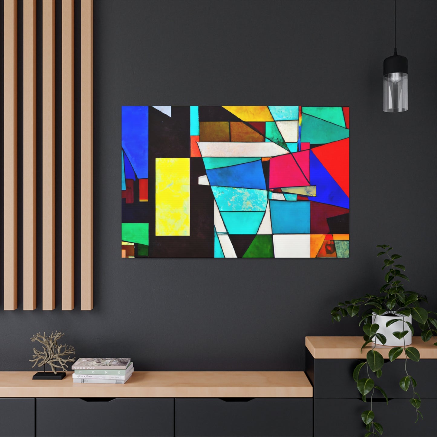 Starry Garden - Digital Art Canvas