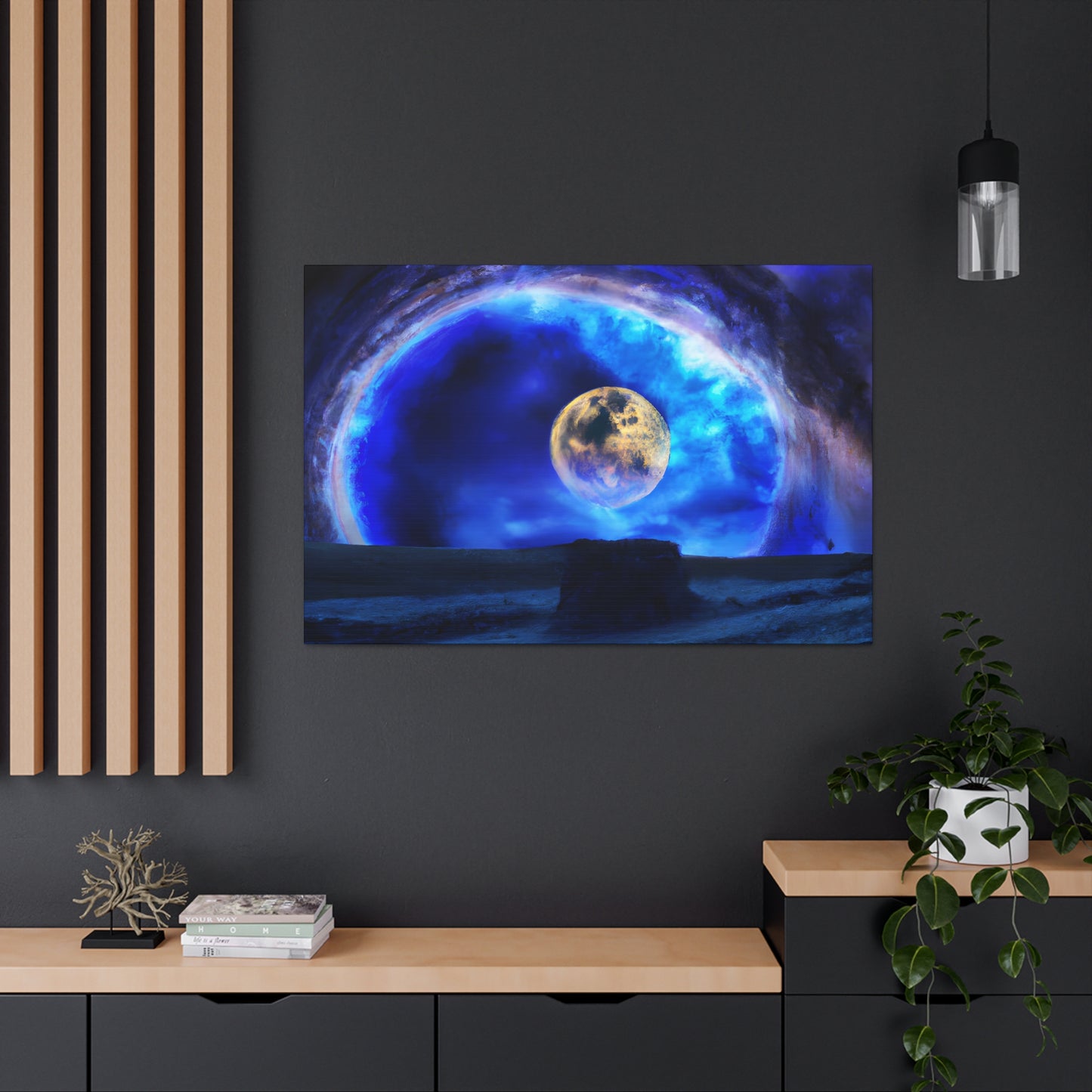 Space Cyclops - Digital Art Canvas